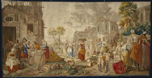 A szabadtéri piac, a Falusi Fesztiválokból, 1775-89