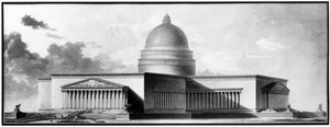 Metropole, homlokzatok - E.L. Boullee.