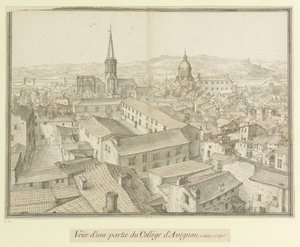 Az avignoni kollégium egy része  1617 : Az avignoni kollégium egy részének birtokba vétele 1617-ben. január 3.