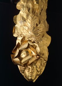 Diadem (korona), Spinából (Emilia Romagna). Etruszk civilizáció, Kr. e. 4. század. alkotó: Etruscan