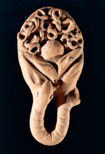 Etruszk civilizáció, beleket ábrázoló terrakotta fogadalmi felajánlás, Tessennanóból, Lazio régióból, Olaszországból alkotó: Etruscan