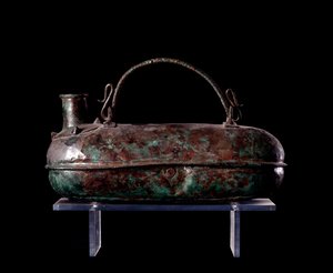 Etruszk civilizáció: bronz aszkók a bronz Char sírjából Vulciban, ie 680-670 alkotó: Etruscan