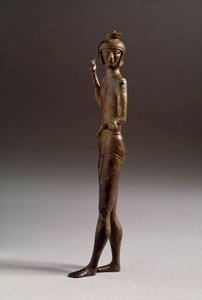 Etruszk civilizáció: bronz harcos szobor alkotó: Etruscan