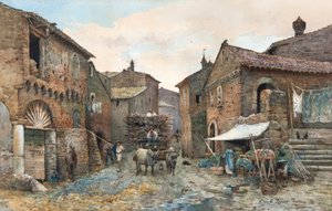 Country Commissariat a Tivoliban alkotó: Ettore Roesler Franz