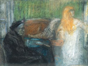 Álmodó Van Mieghem anya (Vanitas) alkotó: Eugeen van Mieghem