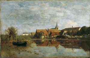 Kilátás Giessenre (Észak-Brabant)