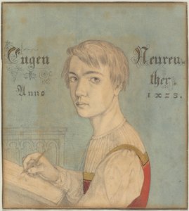 Önarckép alkotó: Eugen Napoleon Neureuther