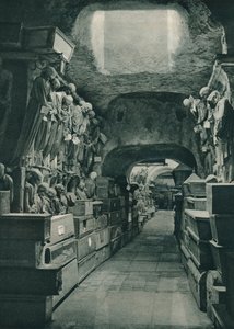A kapucinusok katakombái, Palermo, Szicília, Olaszország, 1927
