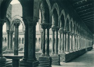 A bencés kolostor kolostorai, Monreale, Szicília, Olaszország, 1927