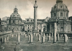 Traianus fórum, Róma, Olaszország, 1927 alkotó: Eugen Poppel
