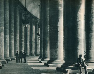 A Szent Péter tér oszlopcsarnokának része, Róma, Olaszország, 1927 alkotó: Eugen Poppel