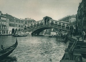 Rialto híd, Velence, Olaszország, 1927 alkotó: Eugen Poppel