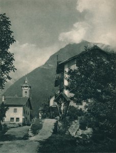 Út a tiroli kastélyhoz, Merano, Dél-Tirol, Olaszország, 1927 alkotó: Eugen Poppel