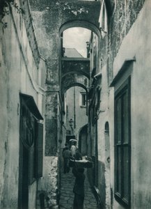 Capri utca, Olaszország, 1927 alkotó: Eugen Poppel