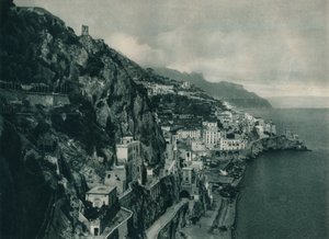 Amalfi látképe, Olaszország, 1927 alkotó: Eugen Poppel