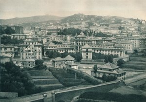 Genova látképe, Olaszország, 1927 alkotó: Eugen Poppel