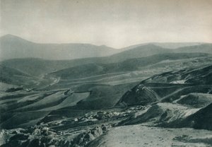 Kilátás a kénbányákra, Agrigento, Szicília, Olaszország, 1927