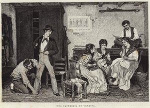 Egy szabó Velencében alkotó: Eugen von Blaas