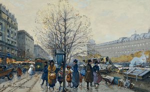 Quai Malaquais, Párizs alkotó: Eugene Galien Laloue