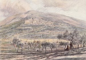 Assisi (színes litográfia)