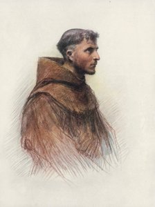 Friar Masseo (színes litográfia)