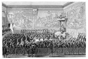 Parlamenti ülés, Versailles 1776, 1885.