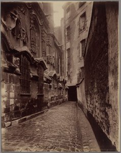 A Saint-Gervais-Saint-Protais egykori csontháza, rue François Miron alkotó: Eugène Atget