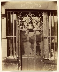 A jó kútnál, Rue Michel Le Conte 36. (III. kerület) alkotó: Eugène Atget