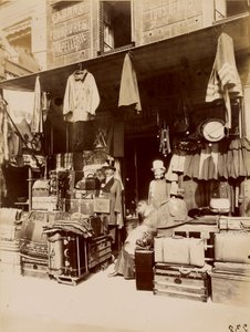 Üzlet - rue du Petit Thomas alkotó: Eugène Atget
