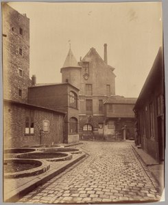 [Château de la Reine Blanche, 17 rue des Gobelins] alkotó: Eugène Atget