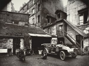 Udvar, Rue de Valence alkotó: Eugène Atget