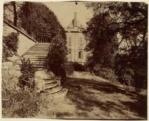 Courbevoie, a Belle Gabrielle nevű régi kastély alkotó: Eugène Atget