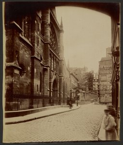 [Saint-Séverin templom] alkotó: Eugène Atget