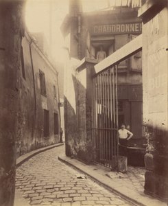 A Passage de la Réunion bejárata, Rue du Maure 1. és 3., 3. kerület alkotó: Eugène Atget