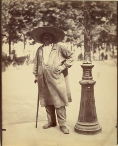 Fort de la Halle (piaci teherhordó) alkotó: Eugène Atget