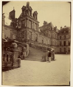 Fontainebleau - A búcsúk udvara alkotó: Eugène Atget