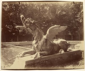 Grand Trianon, sárkány Hardy műve alkotó: Eugène Atget