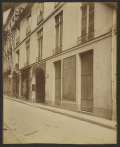 Hôtel de la Guillonière, Rue des Bons-Enfants 28., Richelieu itt lakott (1°) alkotó: Eugène Atget