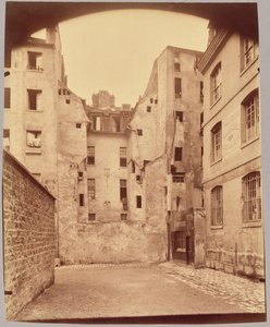 Du Bœuf zsákutca, rue Valette alkotó: Eugène Atget