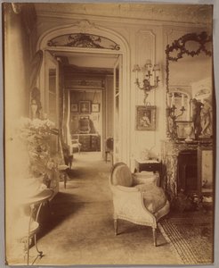Mlle Sorel enteriőrje, a Comédie-Française művésze, Champs-Élysées sugárút alkotó: Eugène Atget