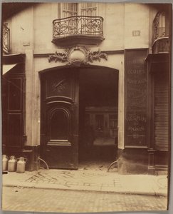 Ház, rue du Petit-Pont 10., lebontva alkotó: Eugène Atget
