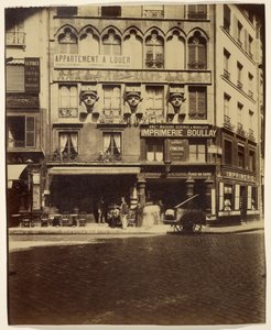 Ház, Place du Caire 2. (épület, Place du Caire) alkotó: Eugène Atget