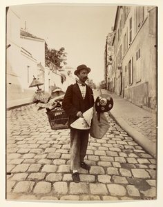 Lámpaernyő-kereskedő alkotó: Eugène Atget