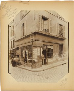 Oldal a "Documents for the History of Old Paris" albumból, 1910 körül alkotó: Eugène Atget