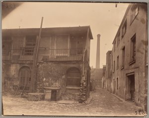 Moret átjáró, a Gobelinek sikátora alkotó: Eugène Atget
