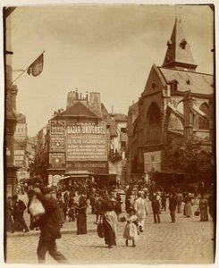 [Place Saint-Médard] alkotó: Eugène Atget