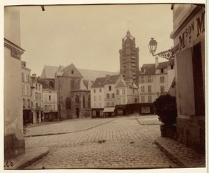 Pontoise, Place du Grand Martroy alkotó: Eugène Atget