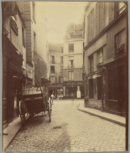 Rue Mazet és Rue Saint-André-des-Arts alkotó: Eugène Atget