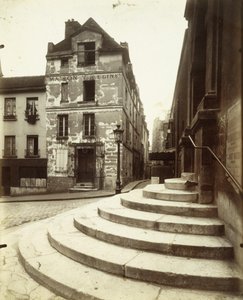 Rue de la Montagne-Sainte-Geneviève alkotó: Eugène Atget