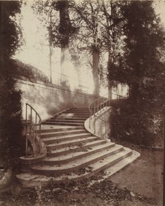 A Saint-Cloud-i lépcsők,1906 (fotó) alkotó: Eugène Atget